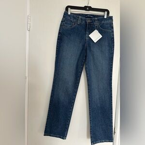 BandolinoBlu Sz:6 Jeans Mandie Classic Fit Dark Blue Stretch Denim. 5 Pocket